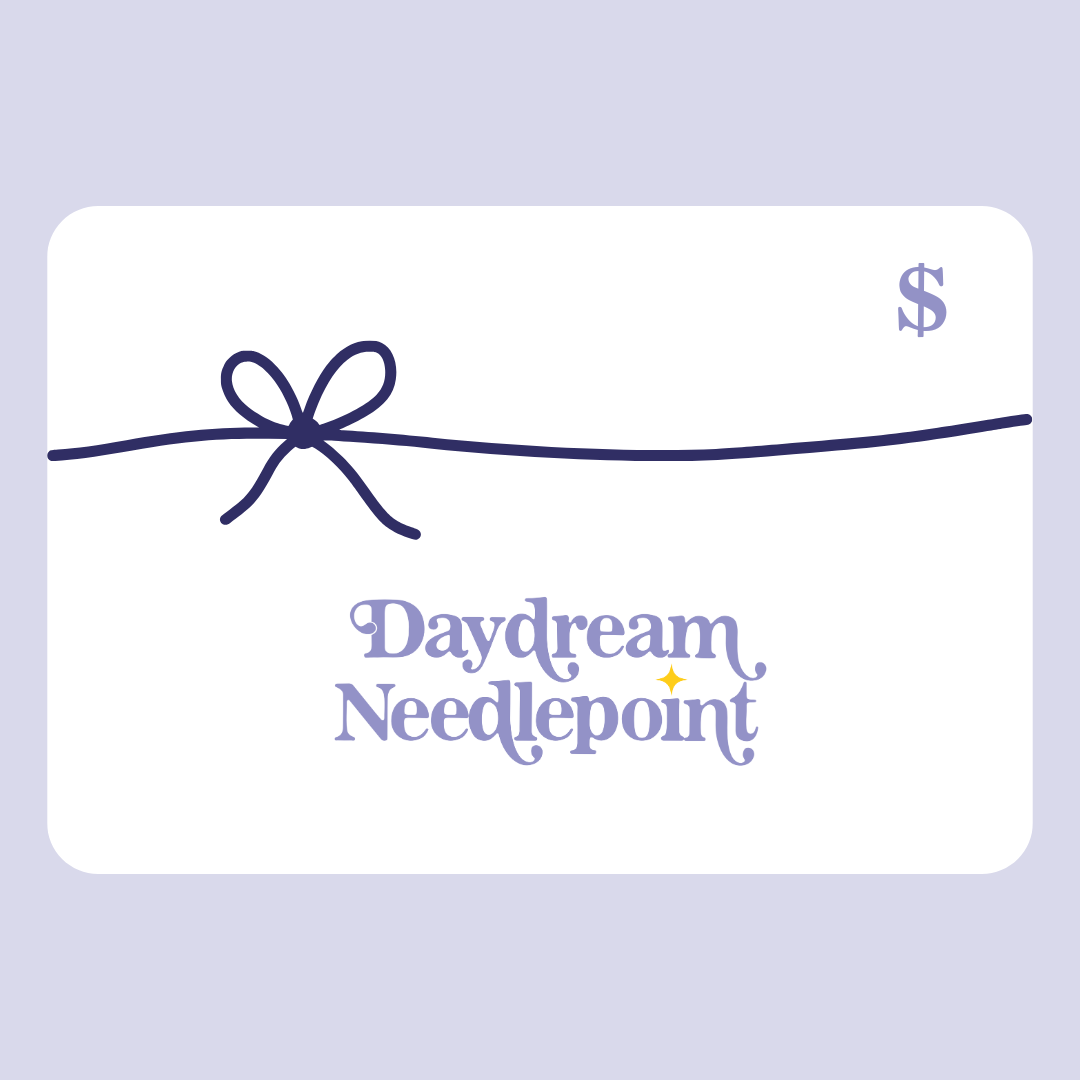 Daydream Needlepoint Gift Card