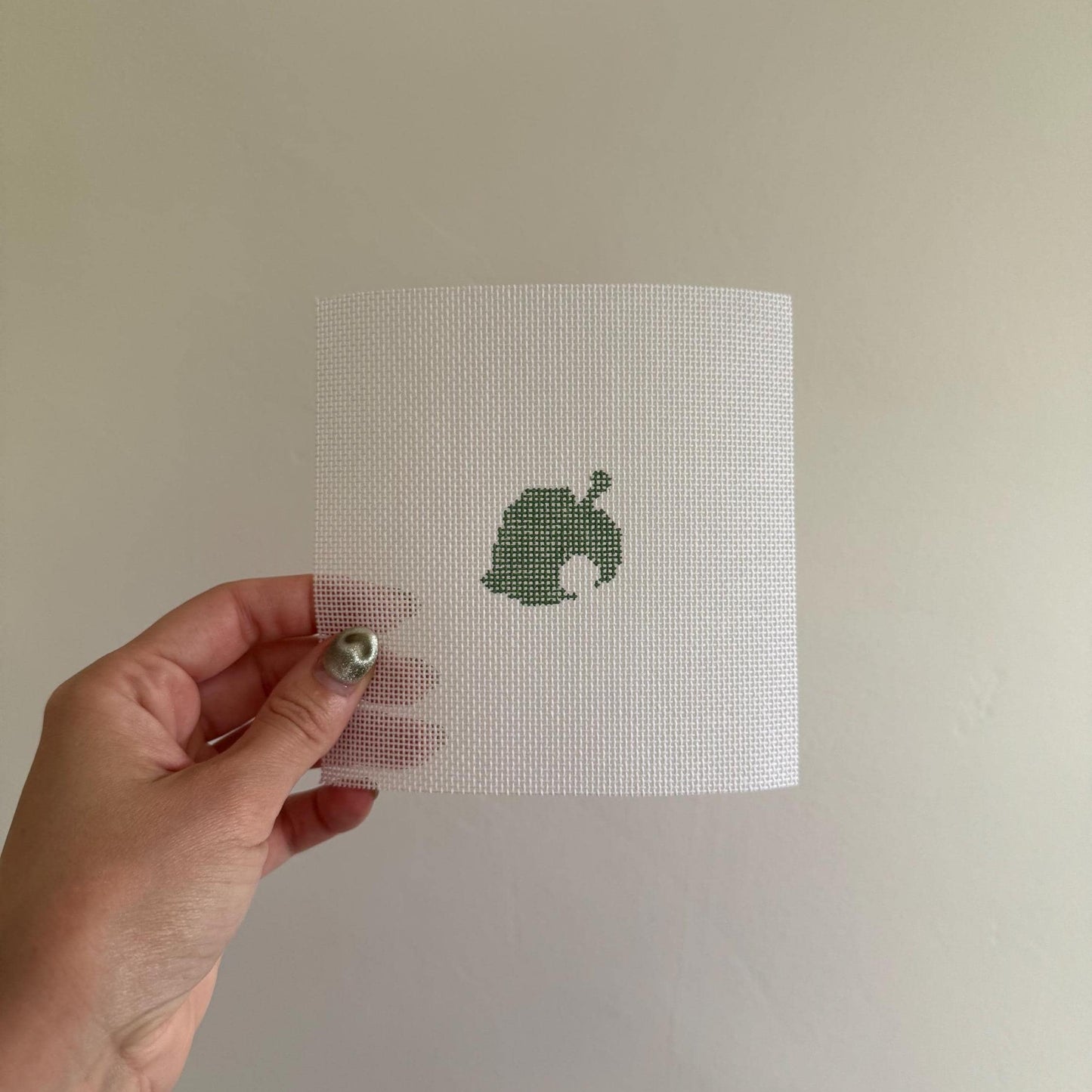 Animal Crossing Inspired Mini - Painted Needlepoint Canvas, Nintendo Inspired, 18 Mesh