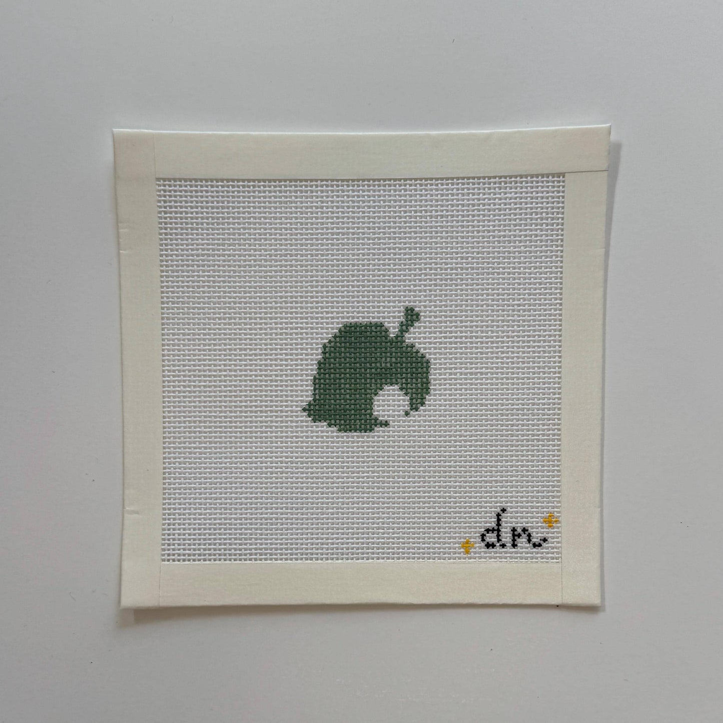 Animal Crossing Inspired Mini - Painted Needlepoint Canvas, Nintendo Inspired, 18 Mesh