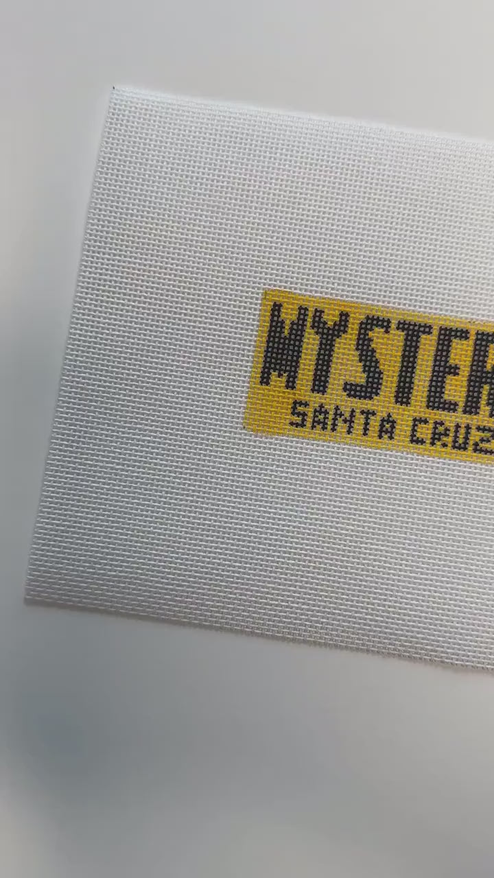 Mystery Spot Needlepoint Canvas - Santa Cruz, California Needlepoint, 18 Mesh
